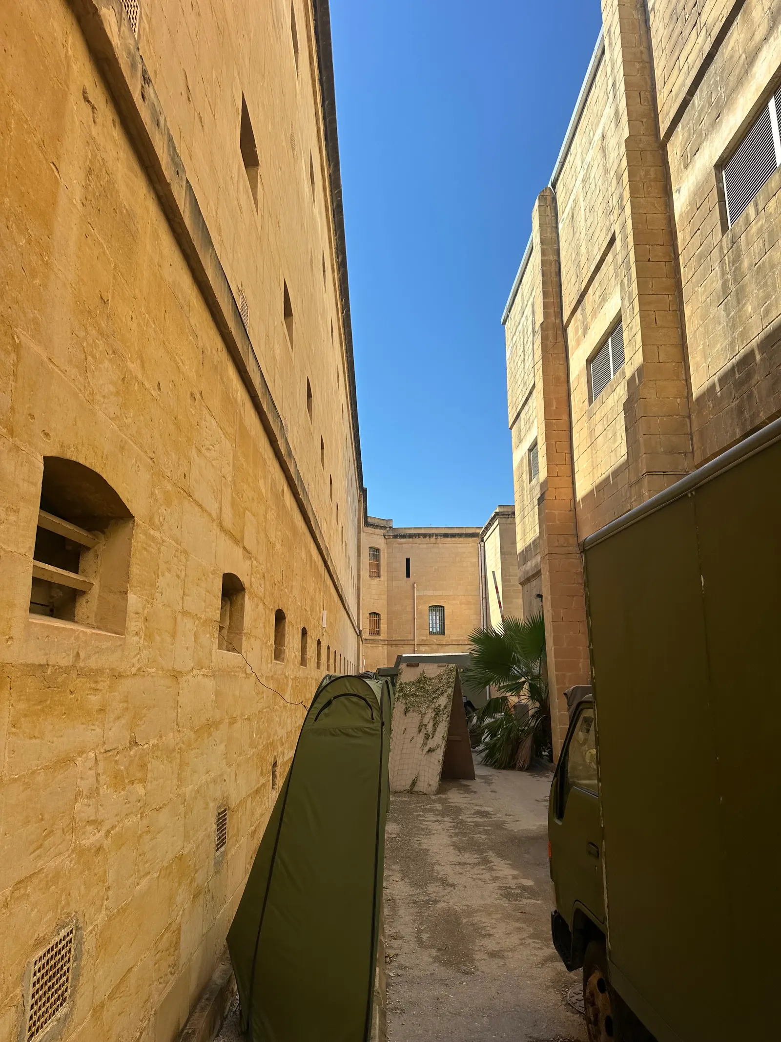 Prison corridor
