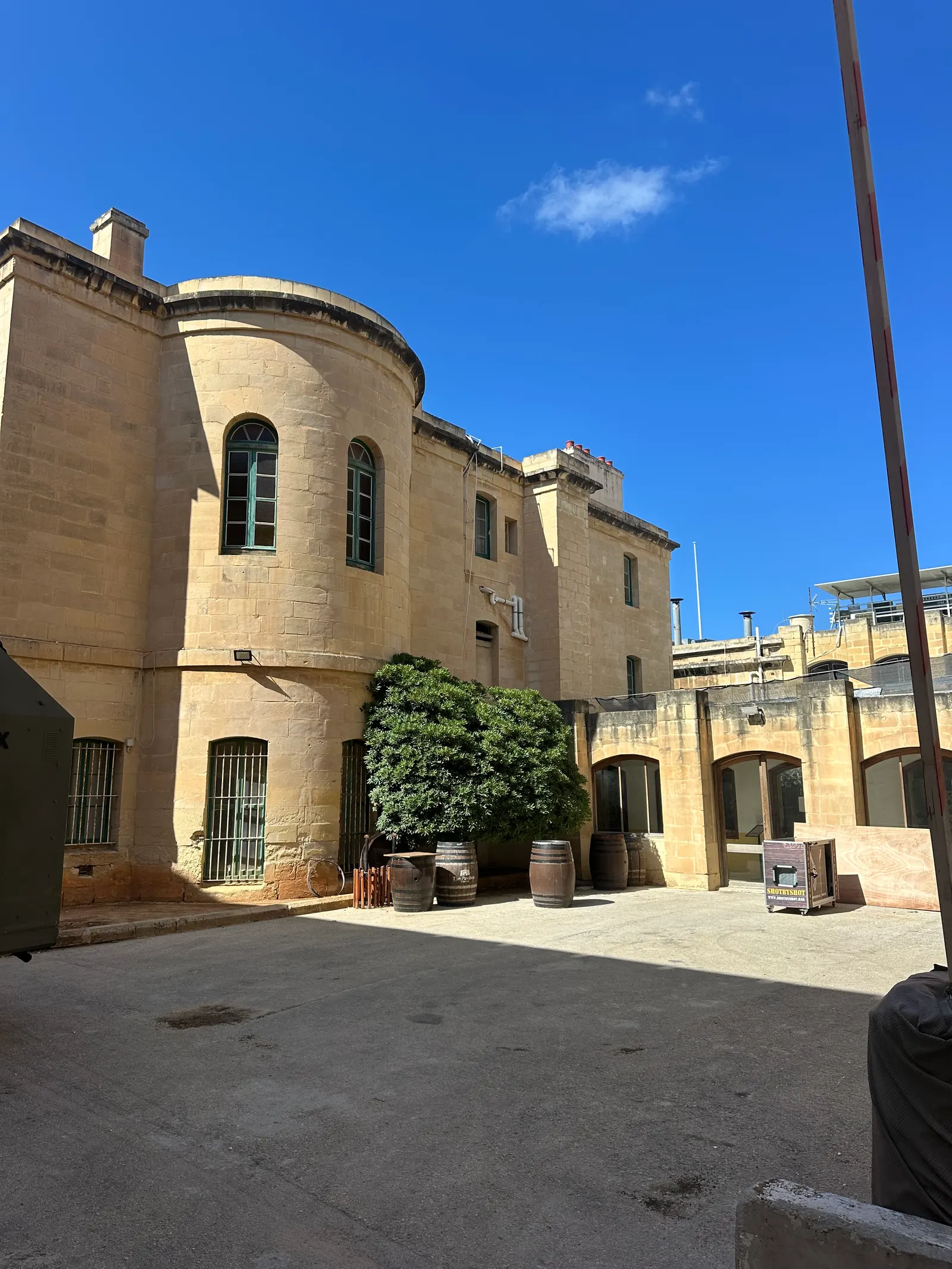 The prison gates